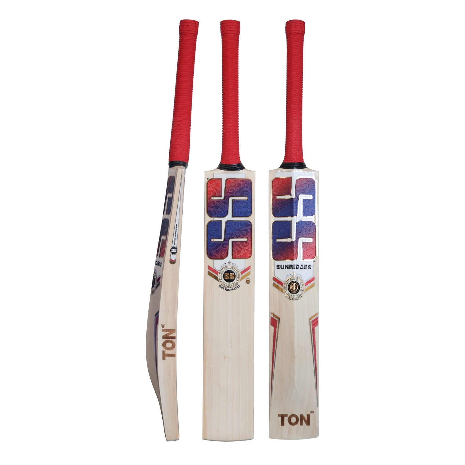 SS Cricket Bats Short Hand / Medium 2lbs 8oz - 2lbs 10oz SS Sir Richard Adult Cricket Bat