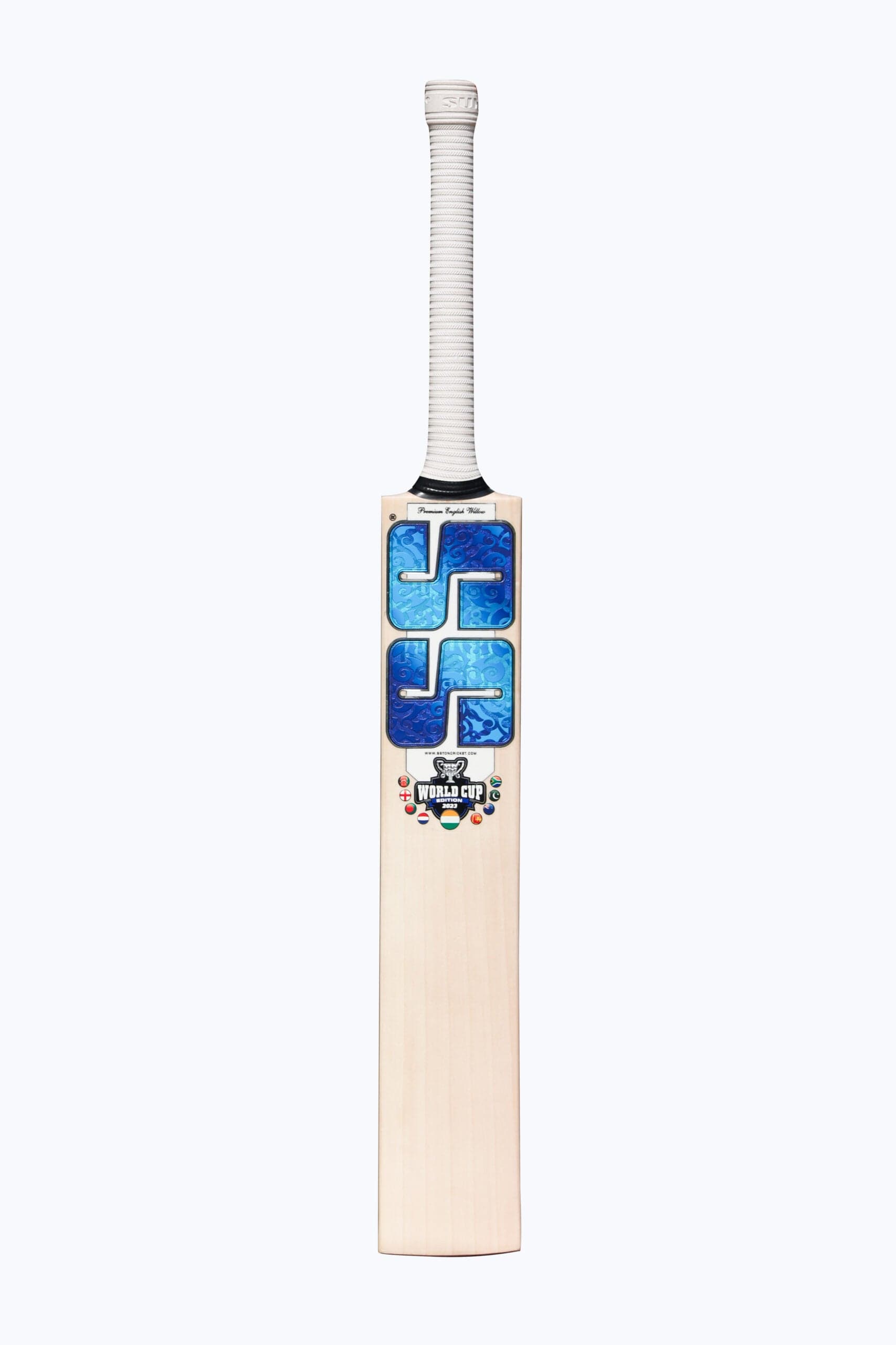 SS Cricket Bats Short Handle / 2'8 SS World Cup Blue Adult Cricket Bat