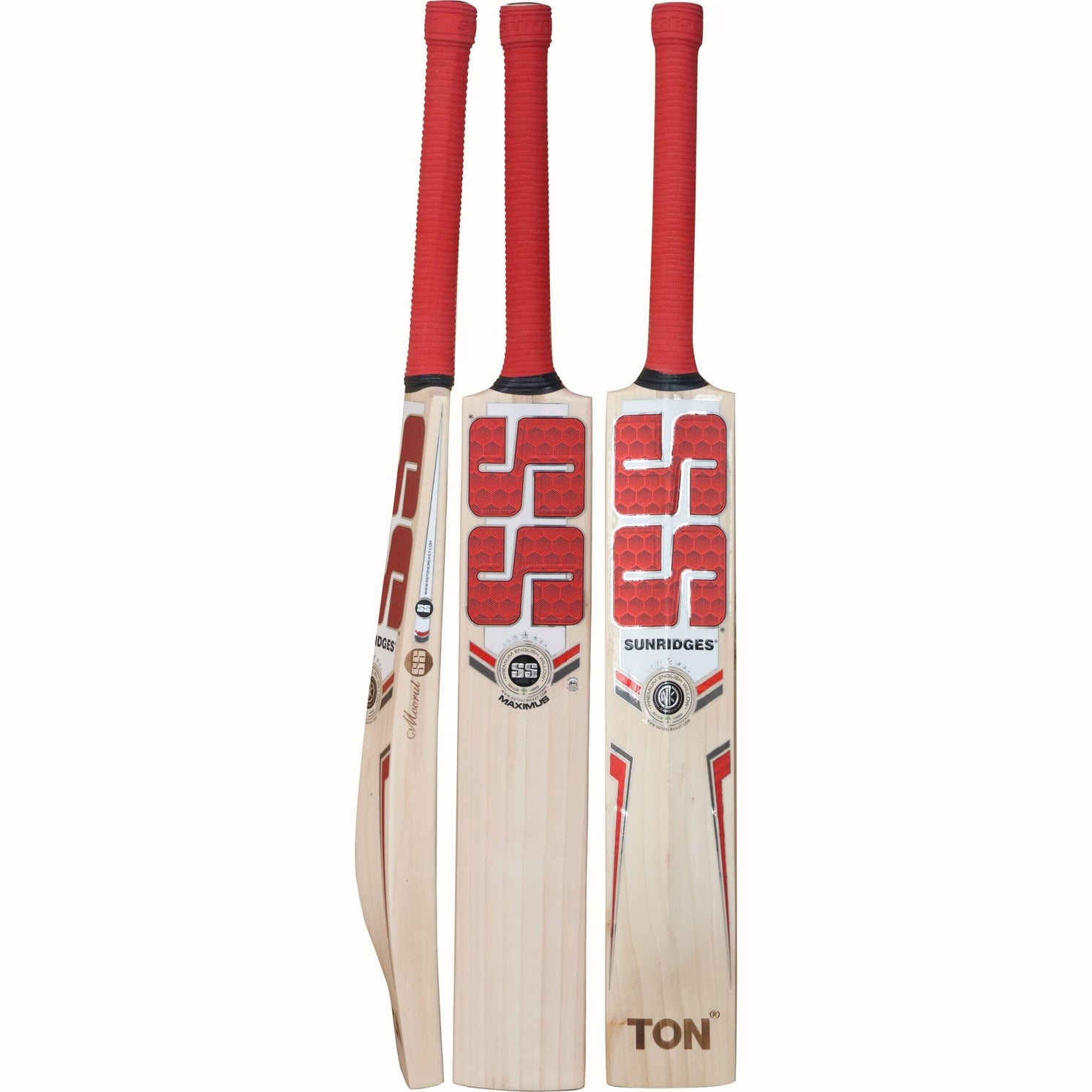 SS Cricket Bats Short Handle / Medium 2lbs 8oz - 2lbs 10oz SS MaxiMus English Willow Adult Cricket Bat