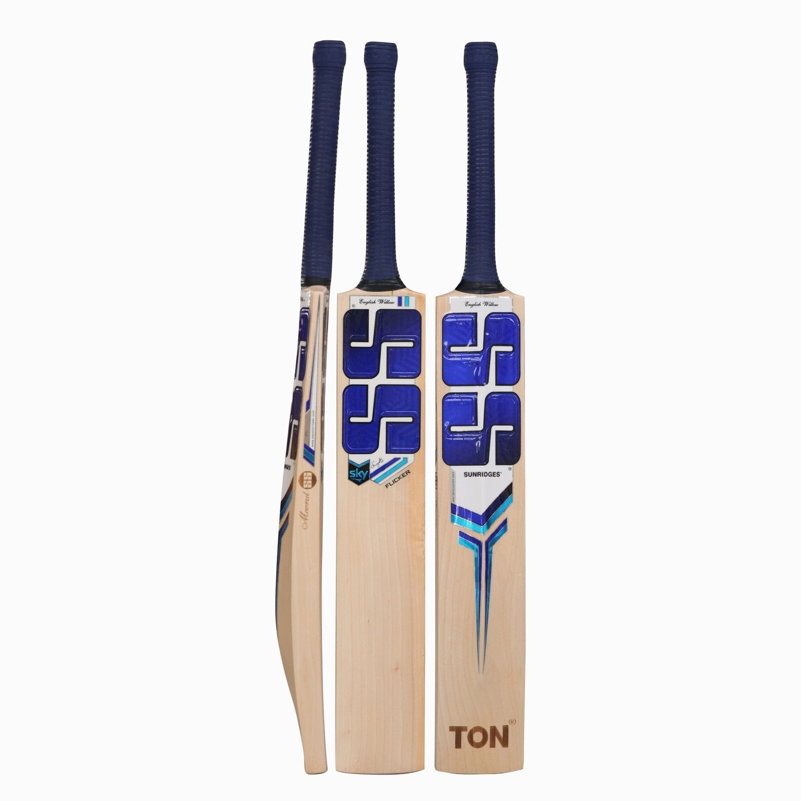 SS Cricket Bats Short Handle / Medium 2lbs 8oz - 2lbs 10oz SS Ton SKY Flicker Adult Cricket Bat