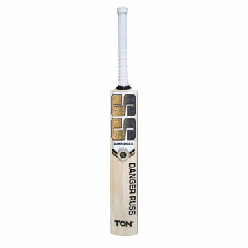 SS Cricket Bat - Kashmir Willow, Short Handle, With Bat Cover - Men's Size, Retro & TON Edition (2.7-2.9 Lb)