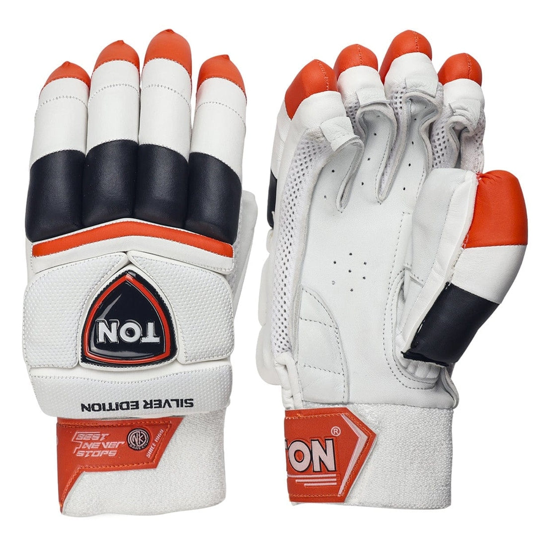 SS Cricket Batting SS Ton Silver Edition Adult Cricket Batting Gloves