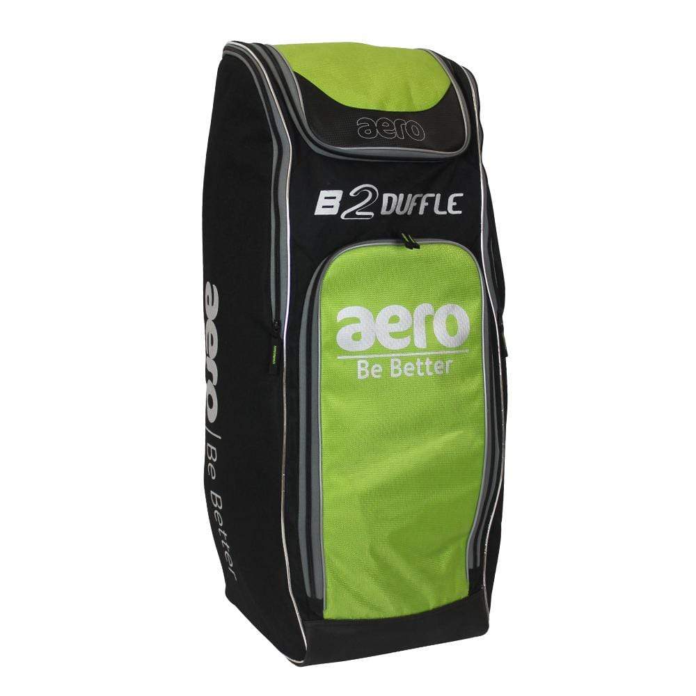 Aero Cricket Bags Green with Black Highlights Aero B2 Midi Duffle Cricket Bag