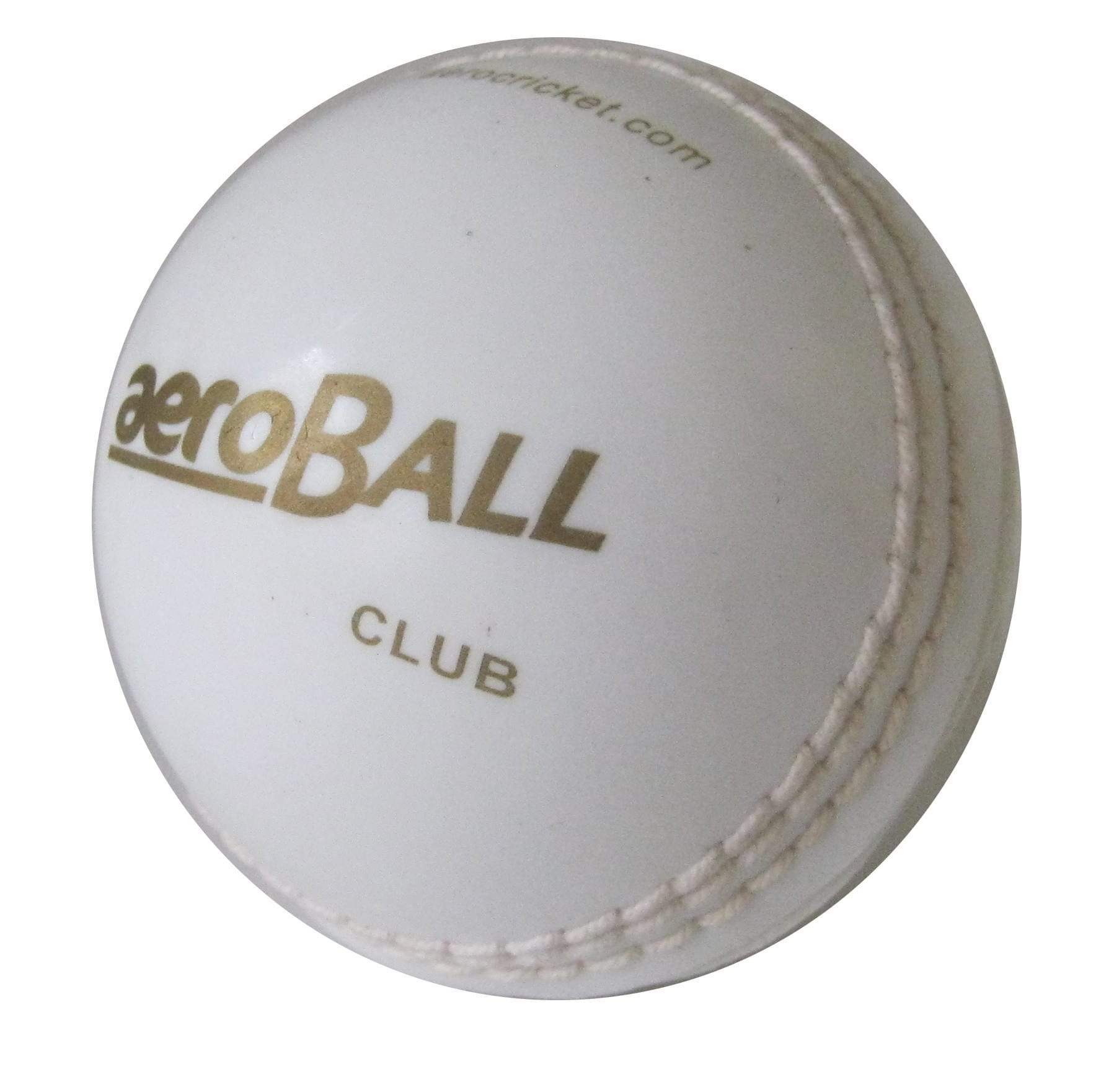 Aero Cricket Balls White Aero Club Safety Ball Senior