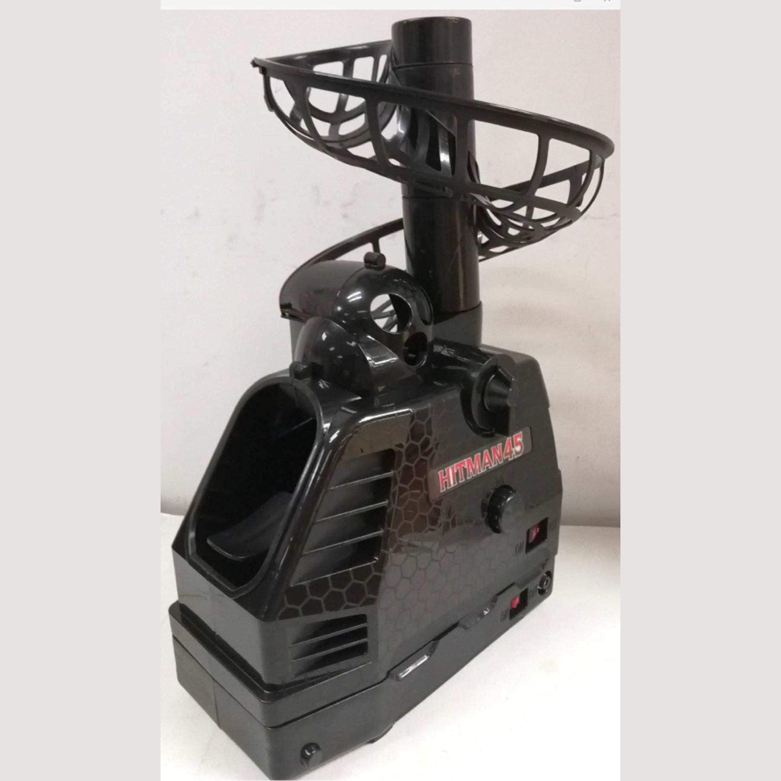 Aero Training Aid Black Hitman 45 Practice Partner - Tennis Toss/ Cricket Ball Feed Machine