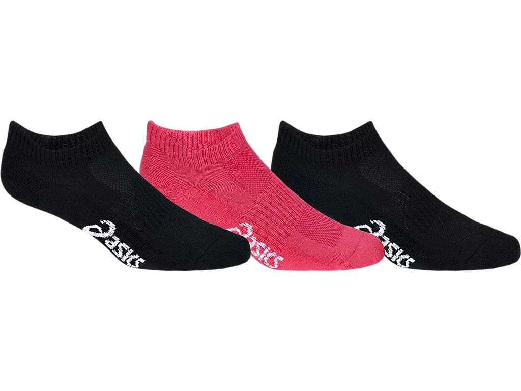 Asics Clothing 4-8 / Pink Asics Pace Low Socks 3pk