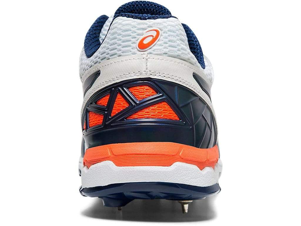 Asics Footwear Asics Gel Odi Spikes White/Blue Cricket Shoes