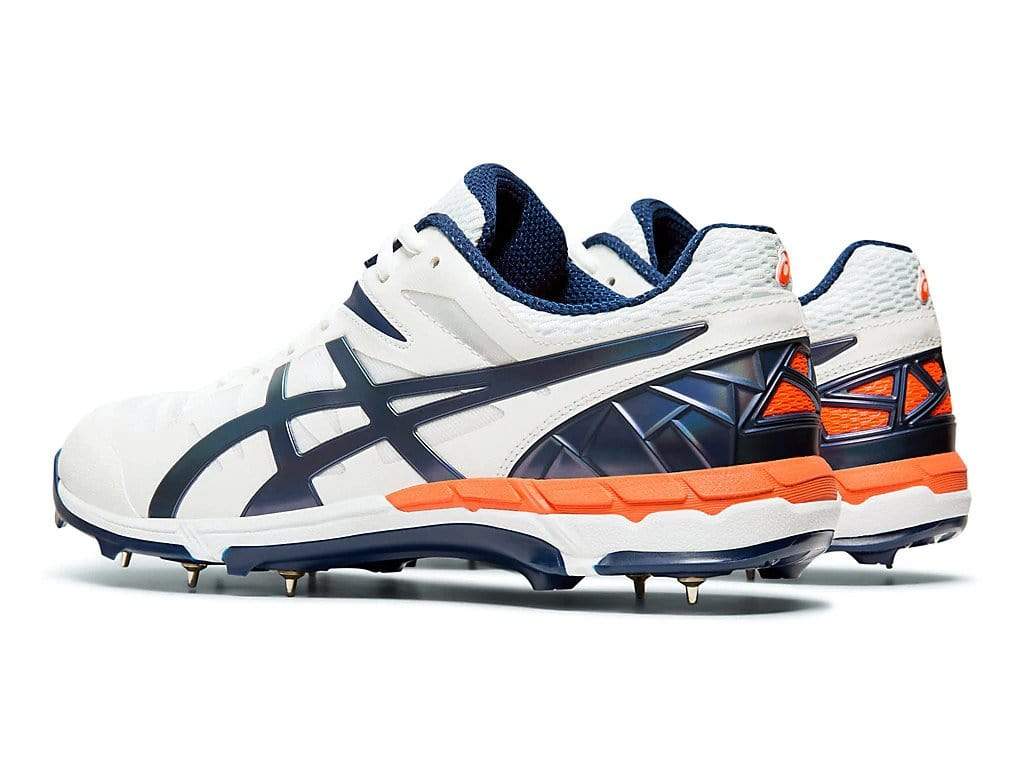 Asics Footwear Asics Gel Odi Spikes White/Blue Cricket Shoes