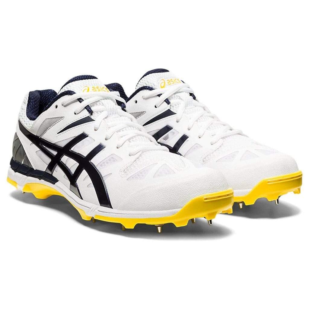 Asics Footwear Asics Gel ODI White/Midnight Men's Spike Cricket Shoes