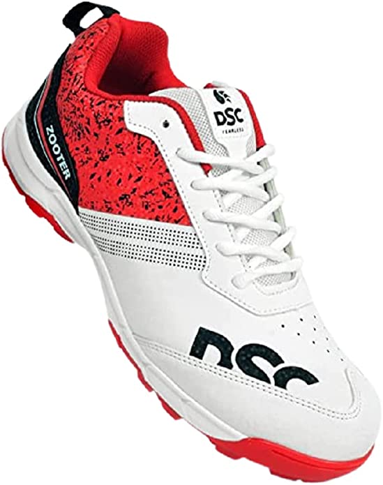 DSC Footwear 10 / Red DSC Zooter Cricket Rubber Shoes