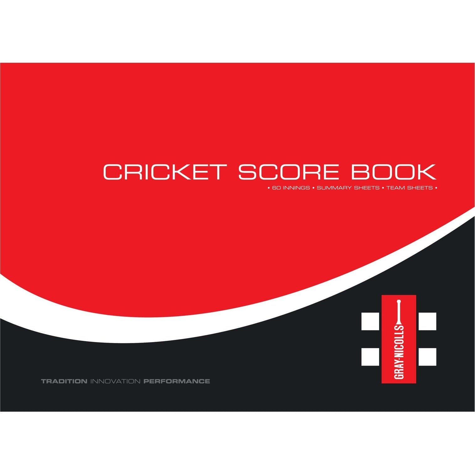 Gray Nicolls Accessories Gray Nicolls 60 Innings Scorebook