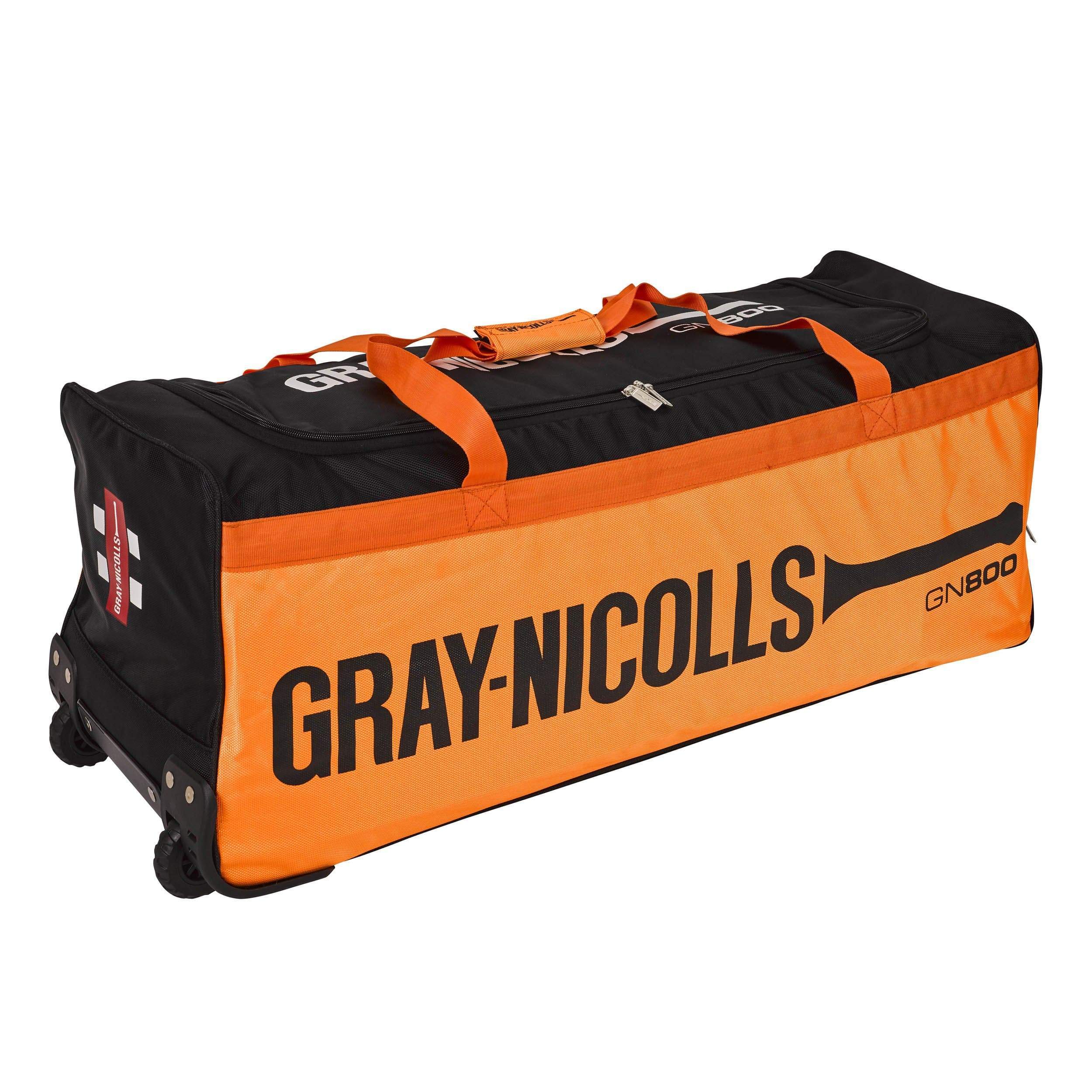 Gray Nicolls Cricket Bags Orange Gray Nicolls 800 Wheelie Cricket Kit Bag