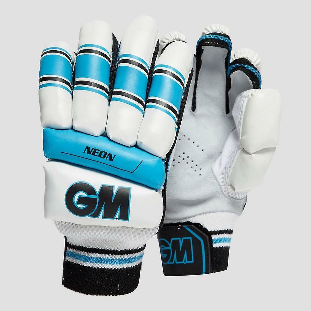 Gunn & Moore Gloves Junior / RH GM Neon Cricket Batting Gloves RH