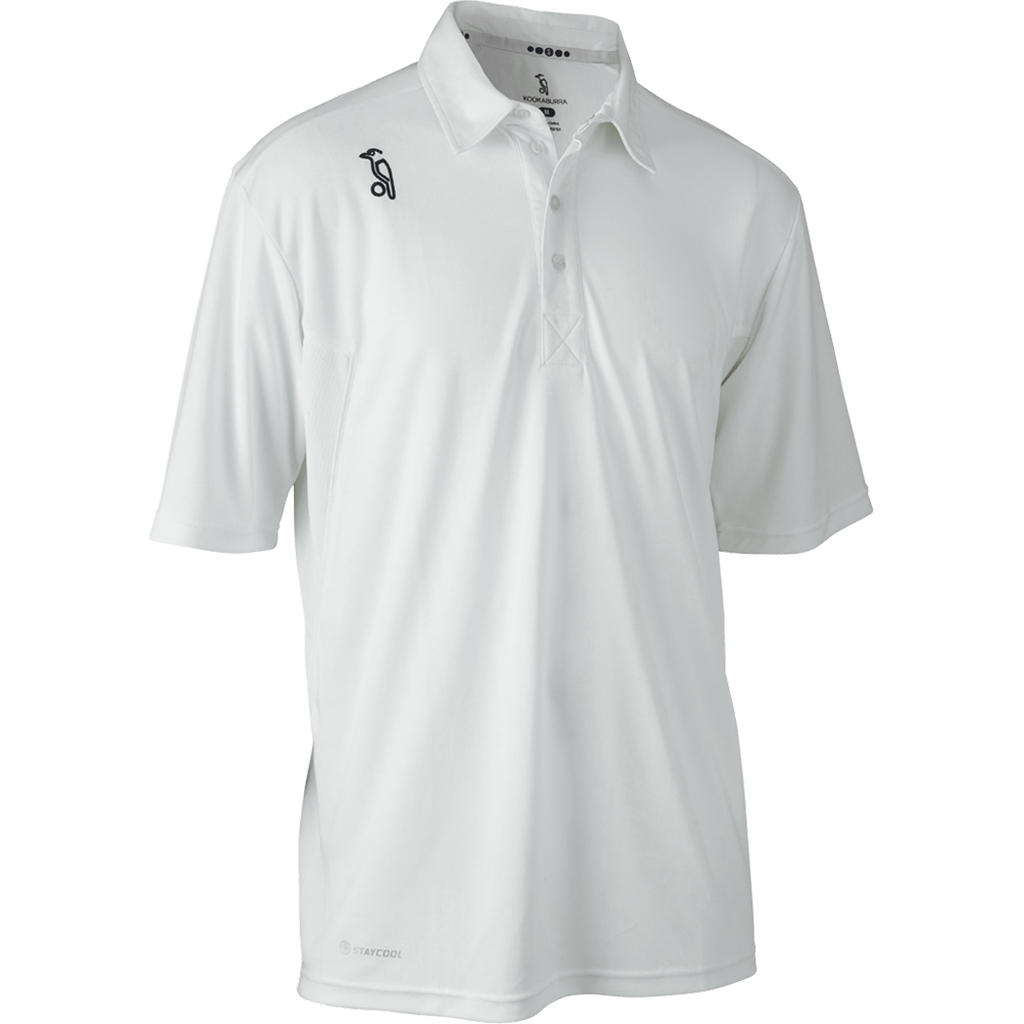 Kookaburra Clothing 6 / White Kookaburra Active Cricket Short Sleeve Shirts