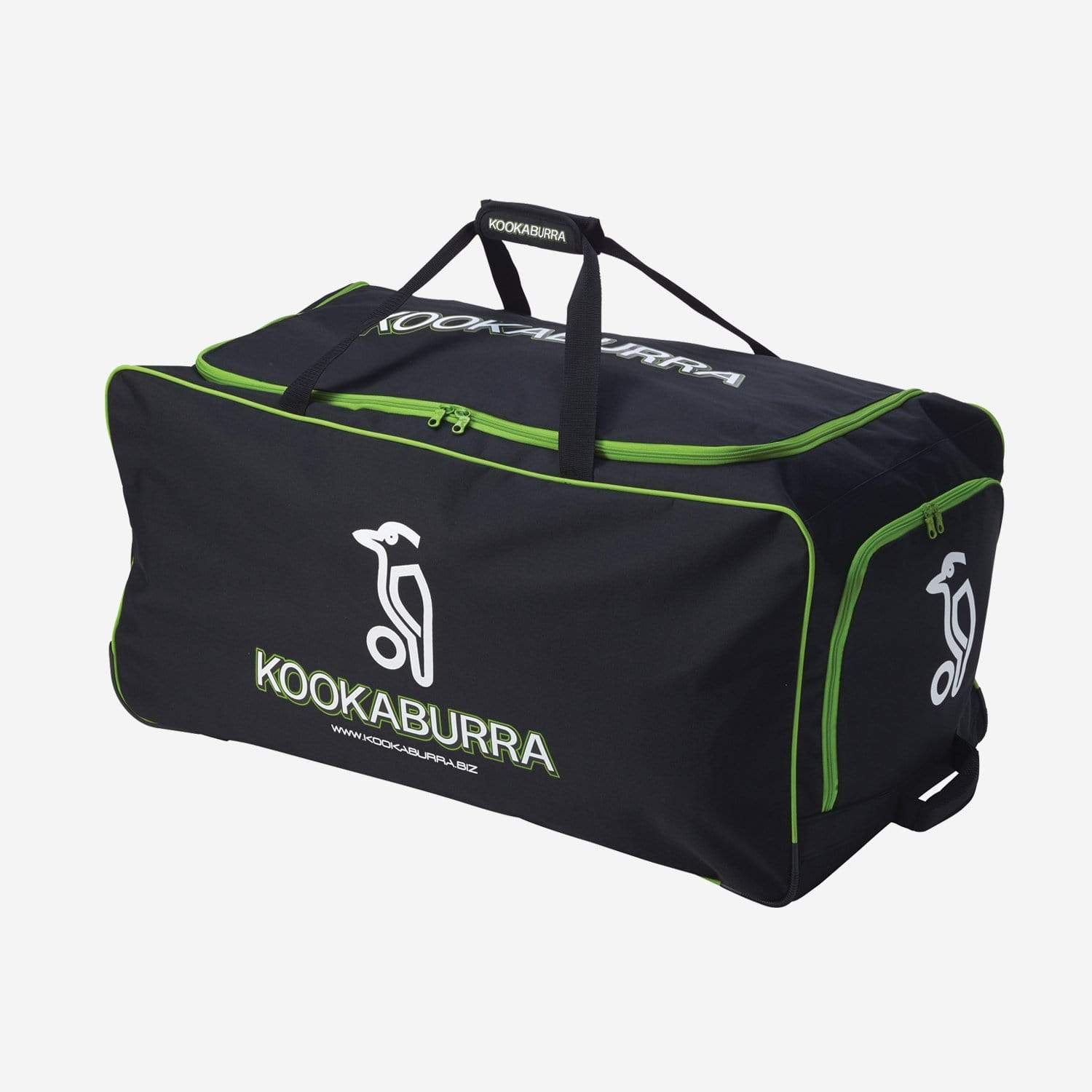 Kookaburra Cricket Bags Black/Lime Kookaburra Wheels Cricket Kit Bag