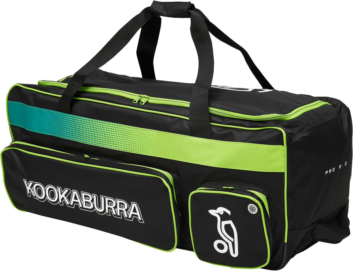Kookaburra Cricket Bags Lime Kookaburra 3.0 Wheelie Cricket Bag