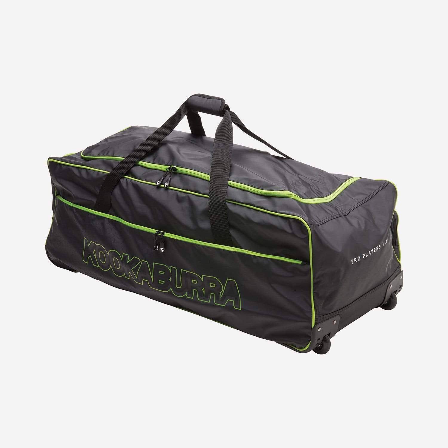 Kookaburra Cricket Bags Lime Kookaburra Pro Players 1.0 Wheelie Cricket Kit Bag