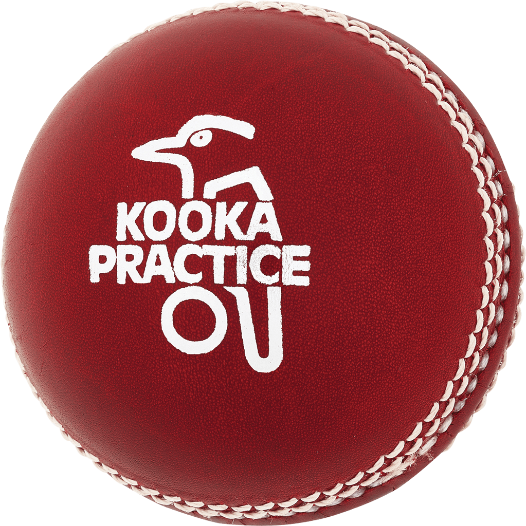 Kookaburra Cricket Balls Red Kookaburra 156g Practice White Cricket Ball