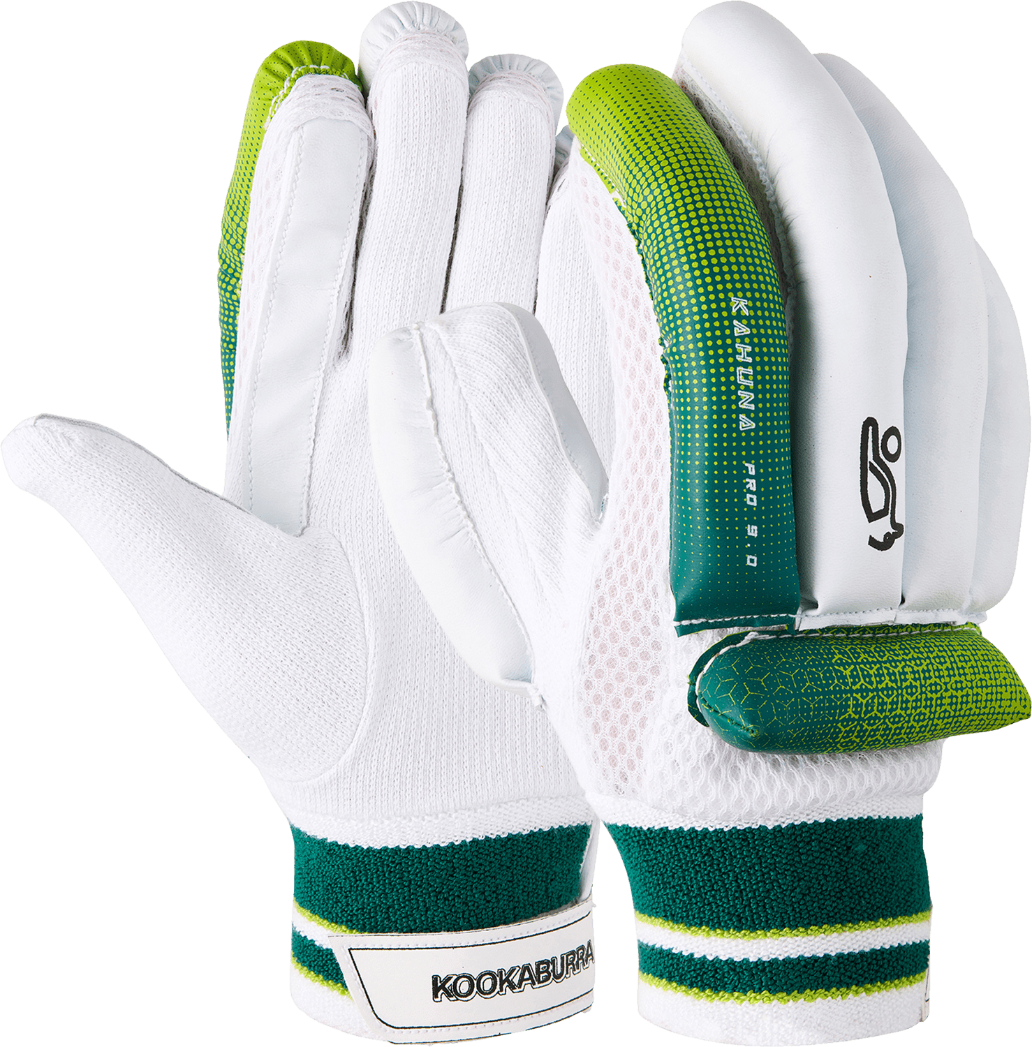 Kookaburra Gloves Small Junior / RH / Lime Kookaburra Kahuna Pro 9.0 Cricket Batting Gloves