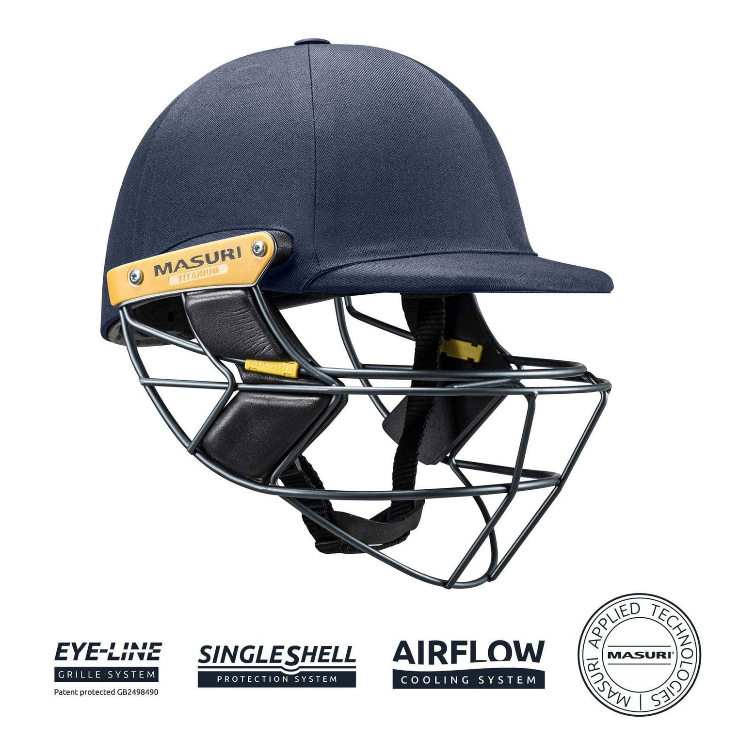 Masuri Helmet Masuri E Line Titanium Senior Cricket Helmet