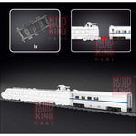 Mould King Toys Mould King 12002 World Railway: CRH2A High-speed Bail Dinning Car
