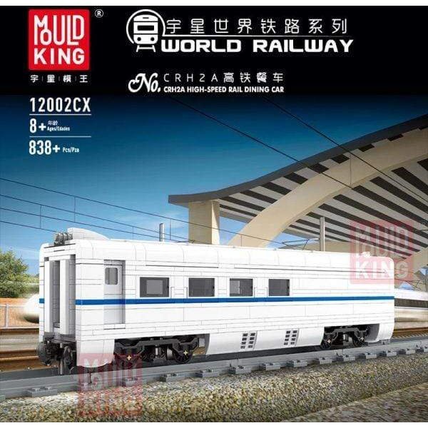 Mould King Toys Mould King 12002 World Railway: CRH2A High-speed Bail Dinning Car