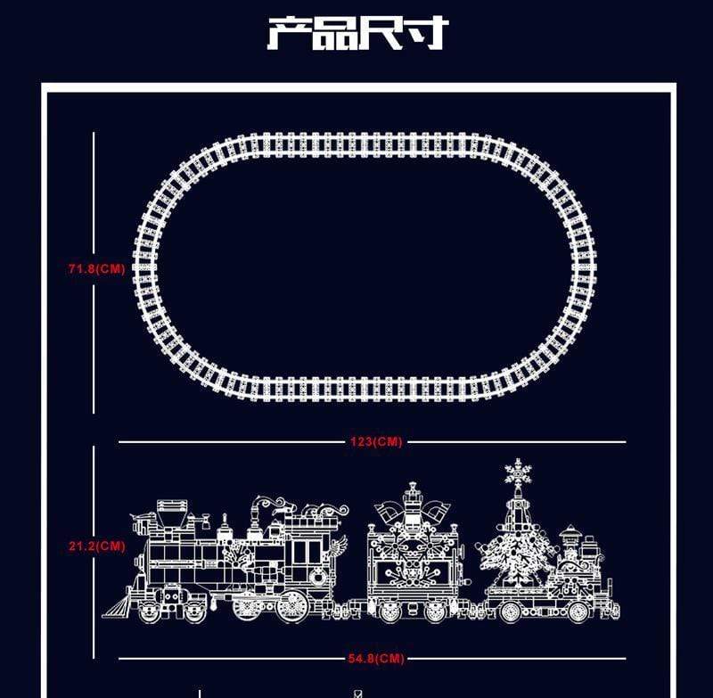 Mould King Toys Mould King 12012 Christmas Train