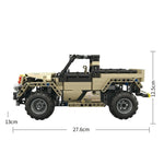 Mould King Toys Mould King 13013 Armored Union Pickup Truck