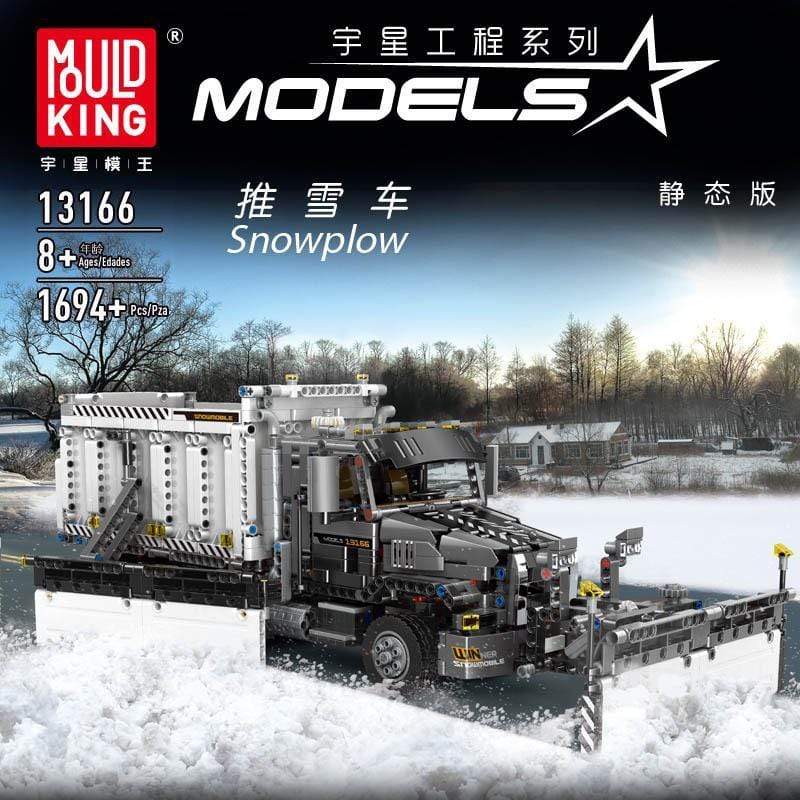 Mould King Toys Mould King 13166 MOC-29800 Snowplow MACK Granite