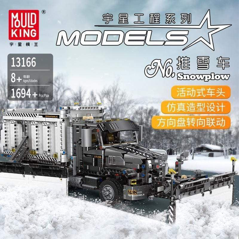 Mould King Toys Mould King 13166 MOC-29800 Snowplow MACK Granite