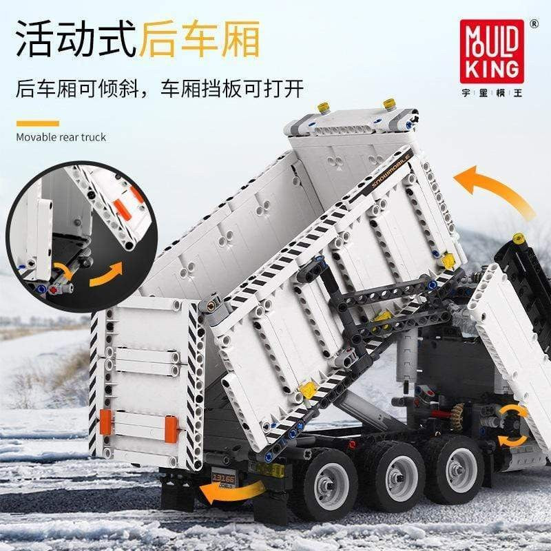 Mould King Toys Mould King 13166 MOC-29800 Snowplow MACK Granite