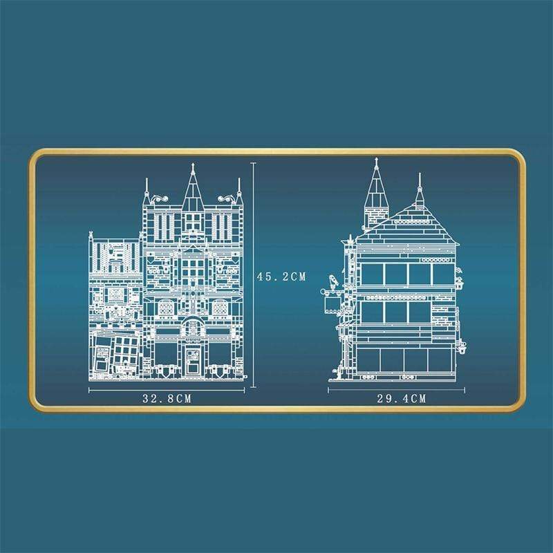 Mould King Toys Mould King 16040 The Book Store with Lights