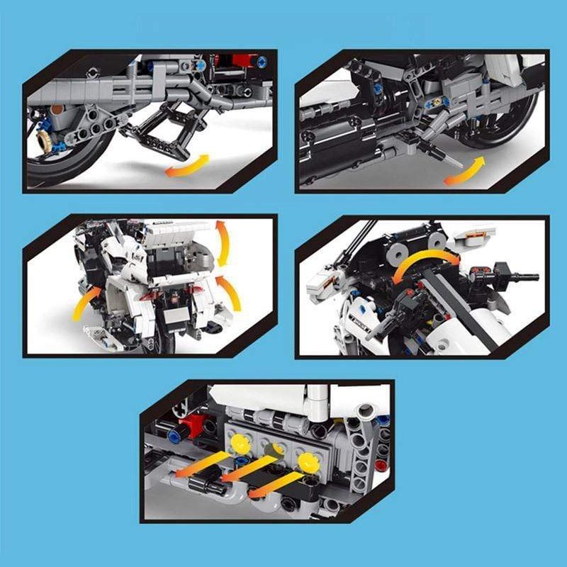 Mould King Toys Mould King 23001 MOC-29381 2018 Honda Gold Wing GL1800 (1:7)