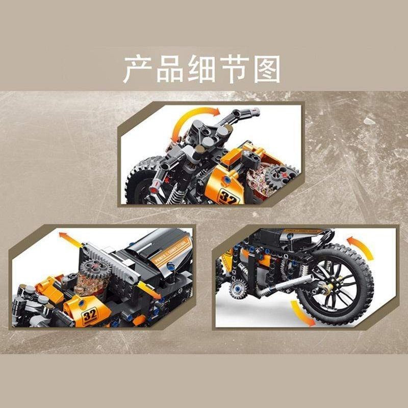 Mould King Toys Mould King 23005 MOC-17249 Fast RC Motorcycle
