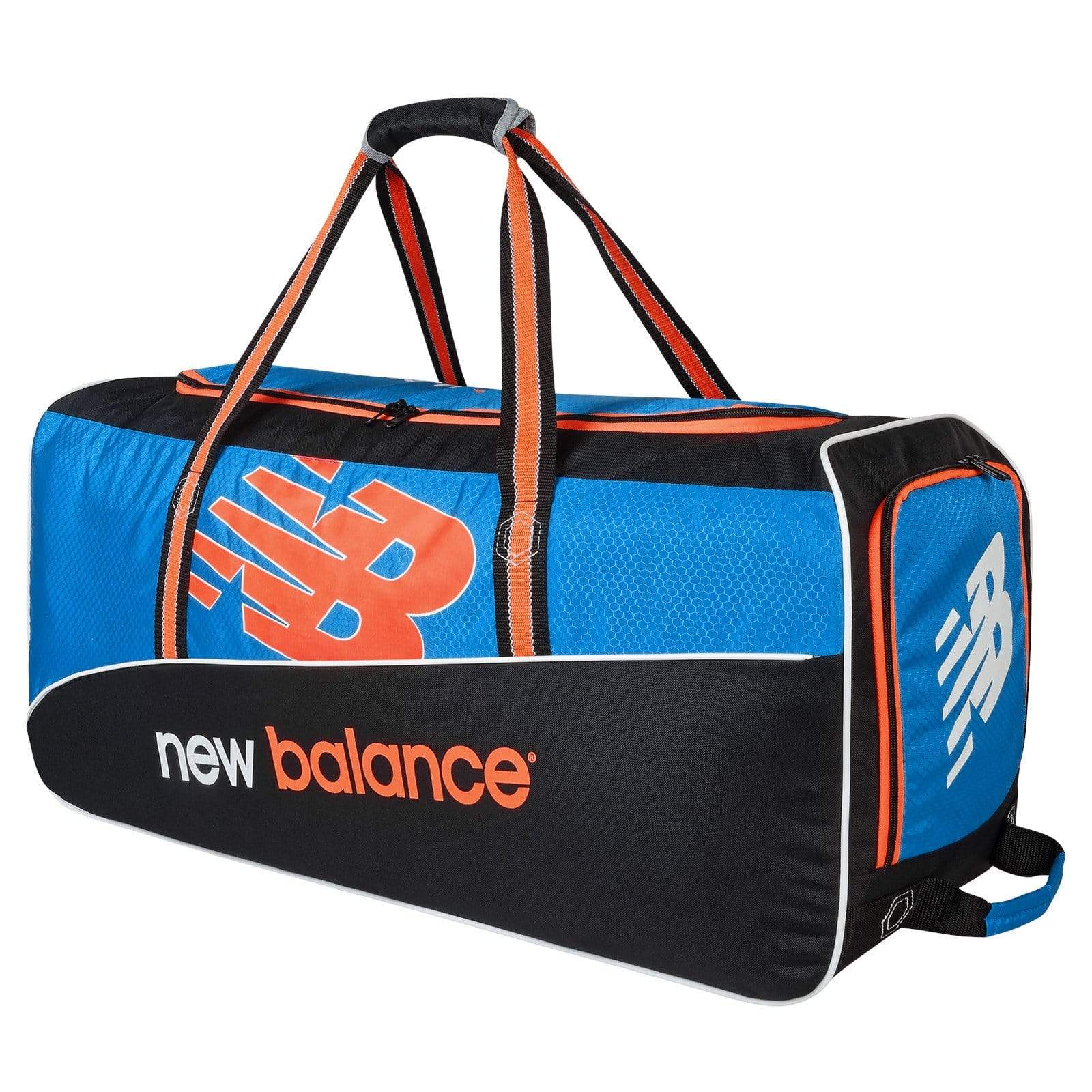 New Balance Cricket Bags New Balance DC580 Wheelie Black/Blue Cricket Kit Bag