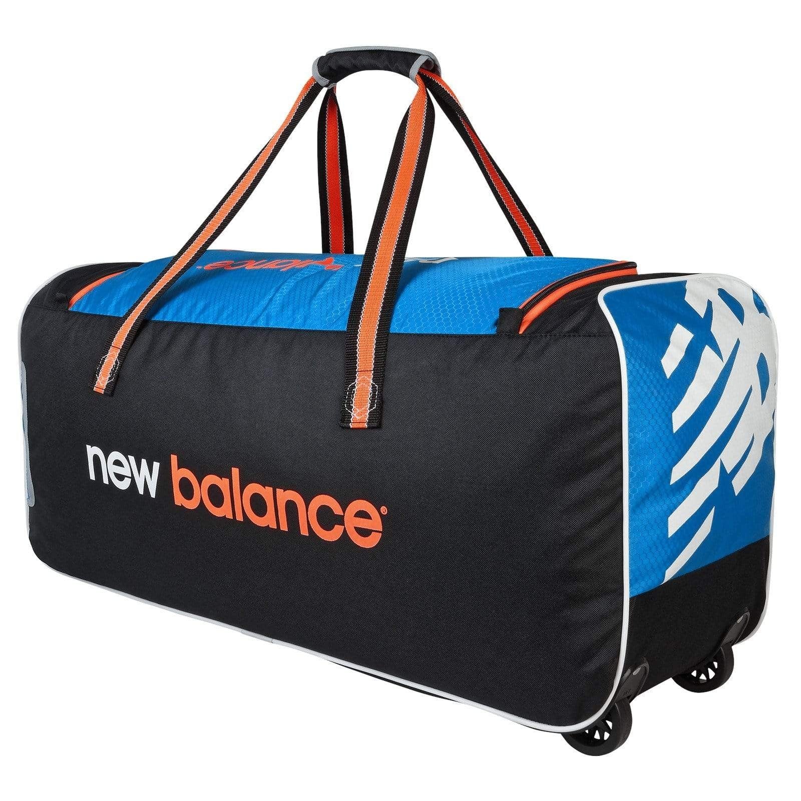 New Balance Cricket Bags New Balance DC580 Wheelie Black/Blue Cricket Kit Bag