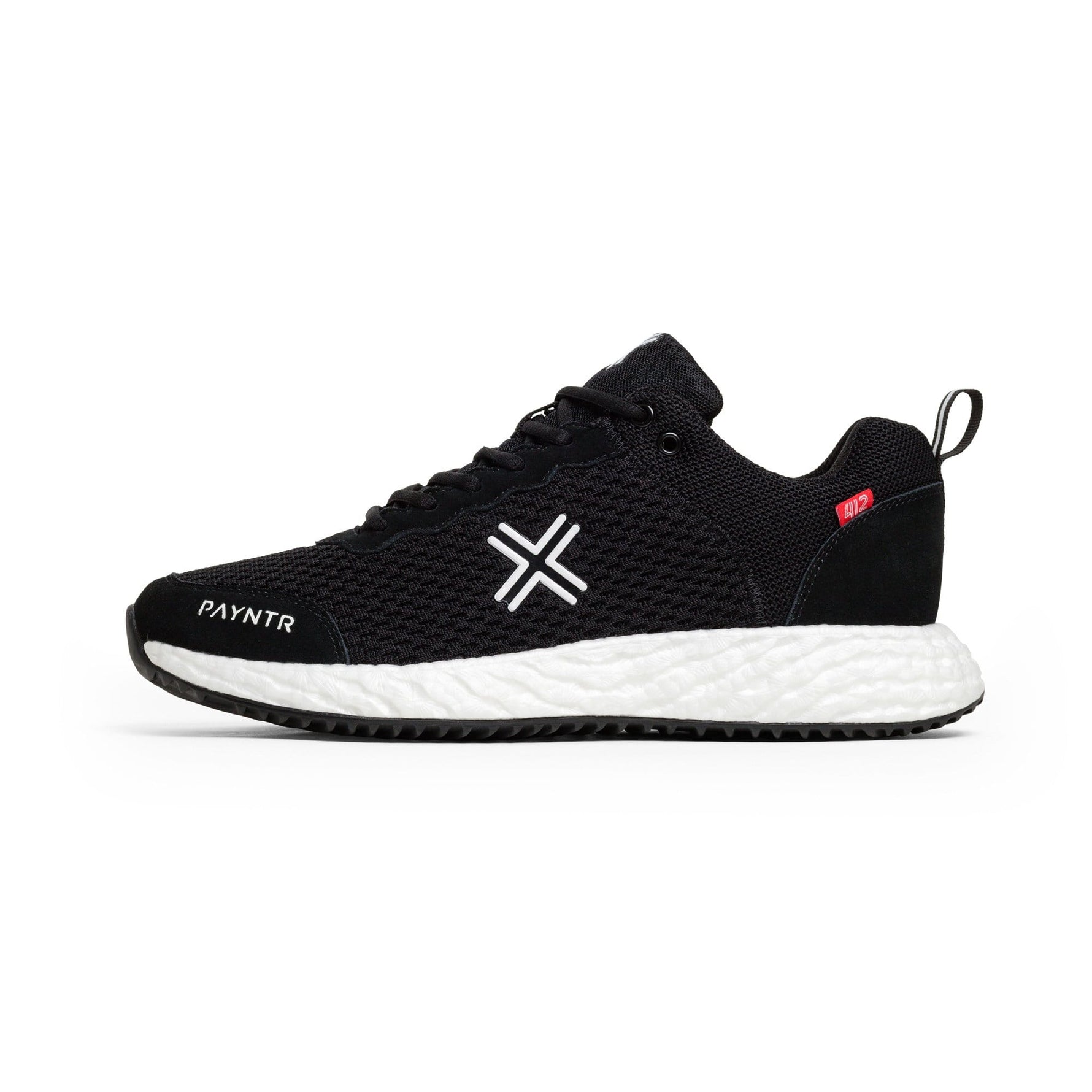 Payntr Footwear 4.5 / Black Payntr Bodyline 412 Trainer Cricket Shoes