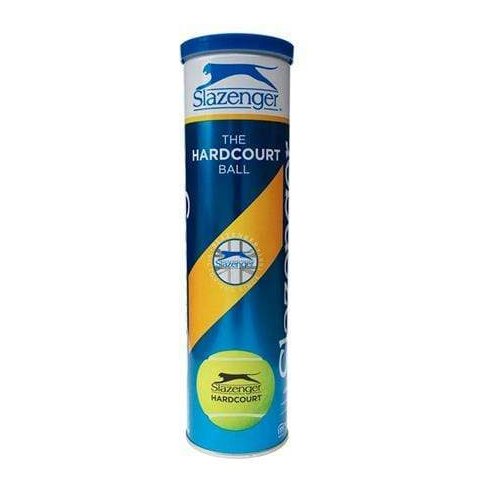 Slazenger Tennis Balls Slazenger Hardcourt Tennis 4 Ball Can