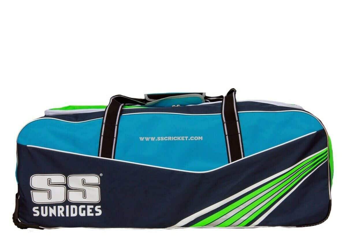 SS Cricket Bags SS Ton Elite Wheelie Blue Cricket Kit Bag