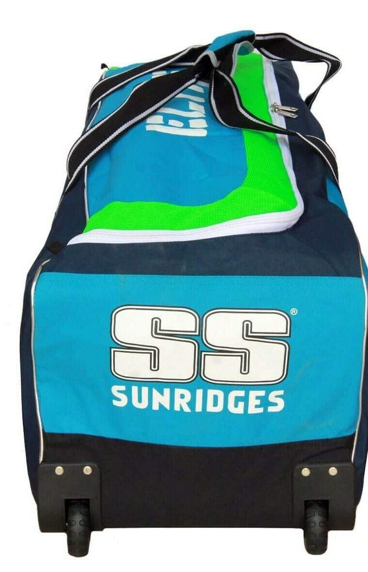 SS Cricket Bags SS Ton Elite Wheelie Blue Cricket Kit Bag