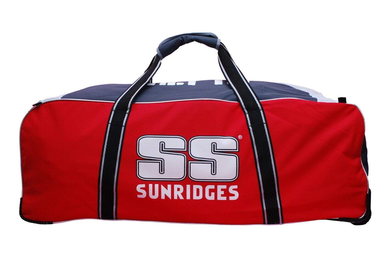 SS Cricket Bags SS Ton Elite Wheelie Red Cricket Kit Bag