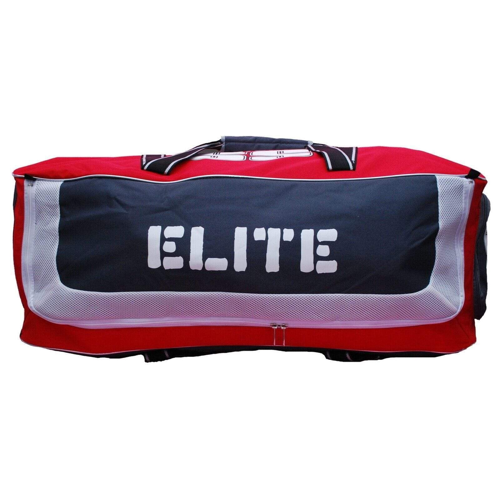 SS Cricket Bags SS Ton Elite Wheelie Red Cricket Kit Bag