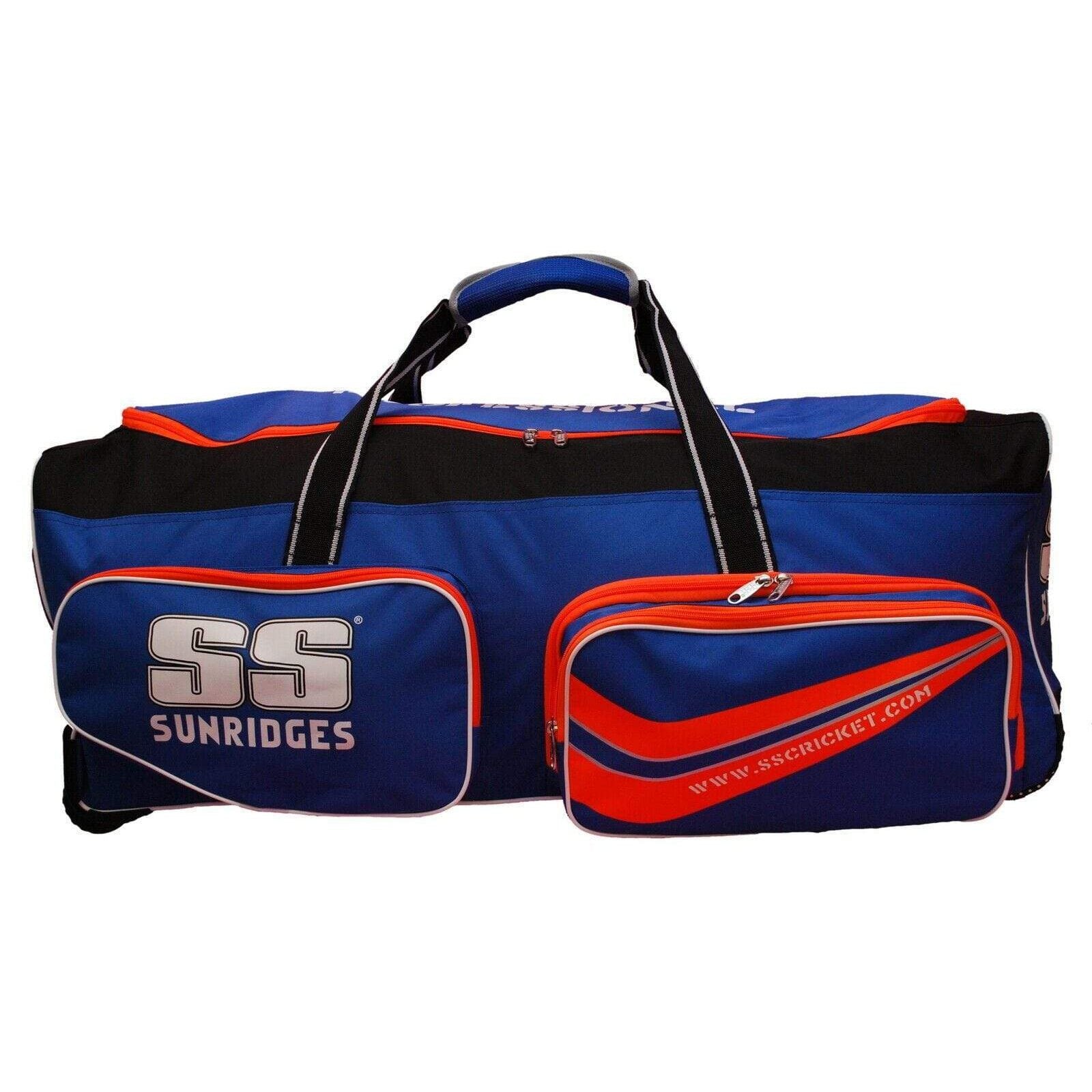 SS Cricket Bags SS Ton Professional Wheelie Blue Cricket Kit Bag