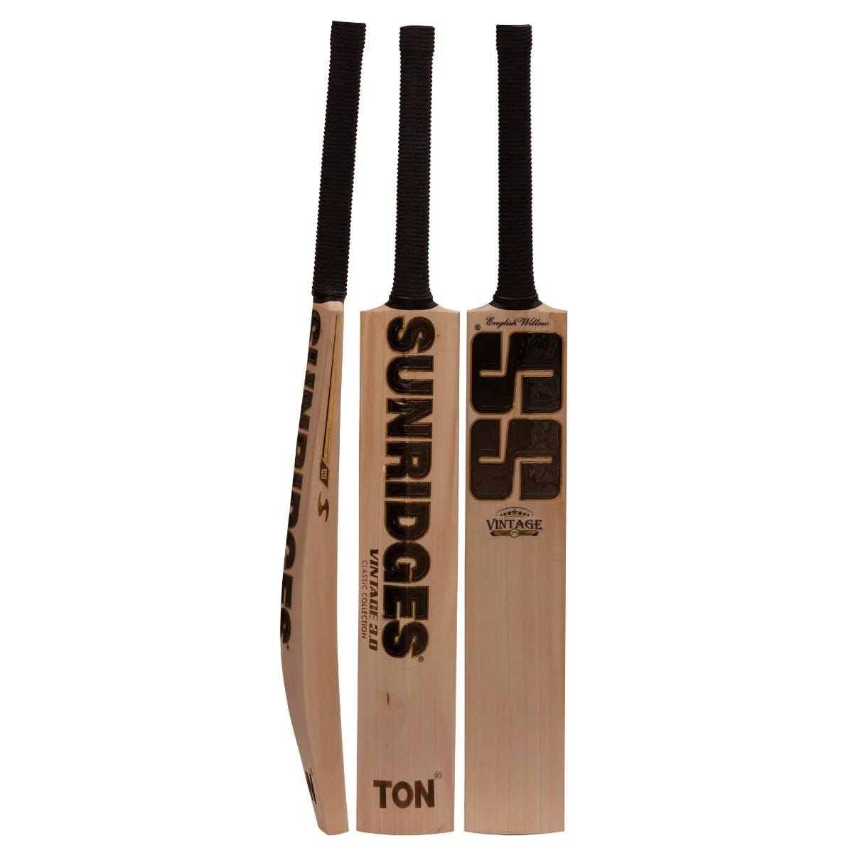 SS Cricket Bats Short Hand / Medium 2lbs 8oz - 2lbs 10oz SS Vintage 3.0 Adult Cricket Bat