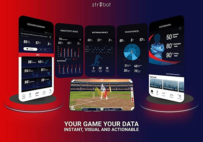 STR8BAT Cricket Bats Str8bat Cricket Bat Sensor