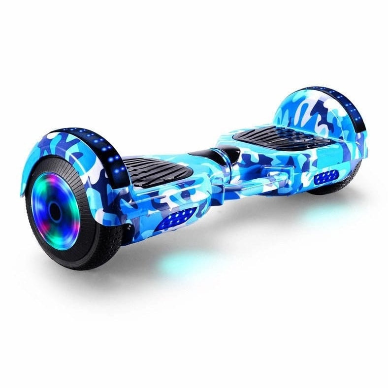 Western Sports Centre Hoverboard Blue camo 6.5 inch Hoverboard Smart Electric Self Balancing Scooter