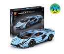 Western Sports Centre MOULD KING 13056S 1:8 Lamborghini Hyper Blue Version with 3868 Pieces