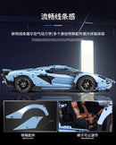 Western Sports Centre MOULD KING 13056S 1:8 Lamborghini Hyper Blue Version with 3868 Pieces