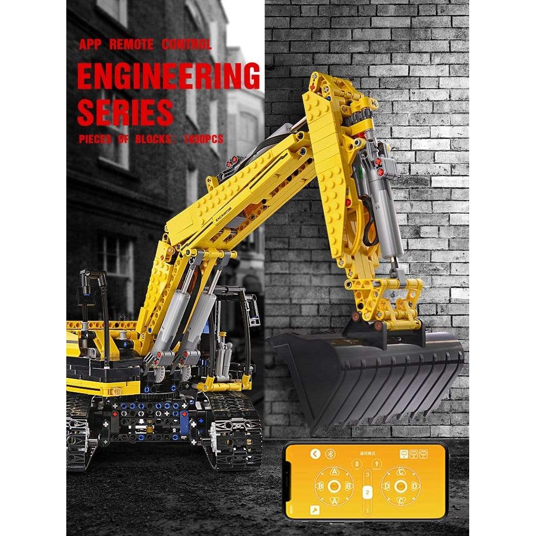 Western Sports Centre Mould King 13112 Mechanical Digger Motorized