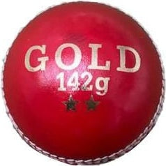 WSC Cricket Balls Red CGH 142g Gold 2pc Cricket Ball